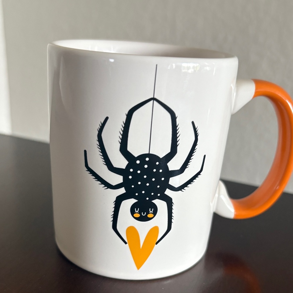 Croton White and Orange spider   Mugs